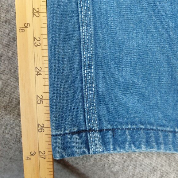 Liberty Men's Size 46x28 (52x27) Denim Bib Overalls READ - Picture 6 of 10